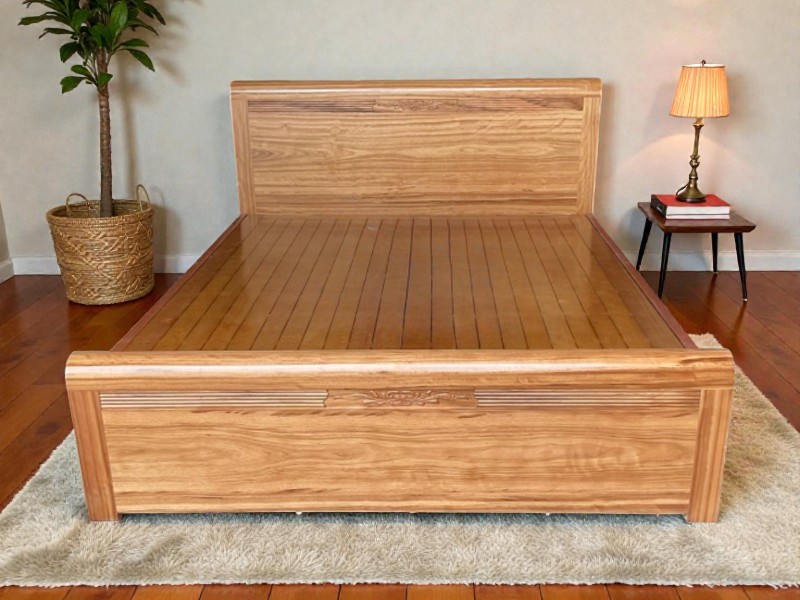 Giường ngủ gỗ tự nhiên