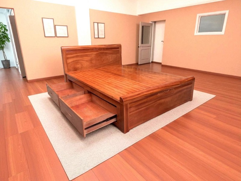 Mẫu giường ngủ hiện đại 2025