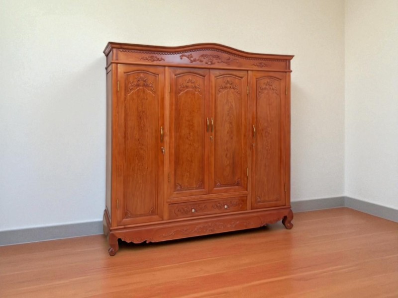 Mẫu tủ quần áo âm tường tiết kiệm diện tích phòng ngủ