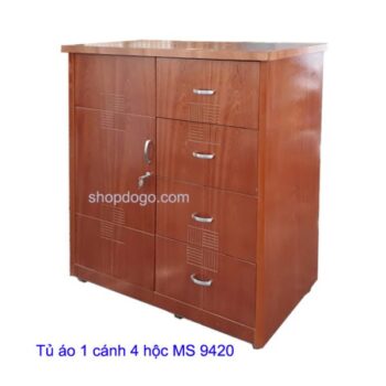 Tủ áo 1 cánh 4 hộc MS 9420