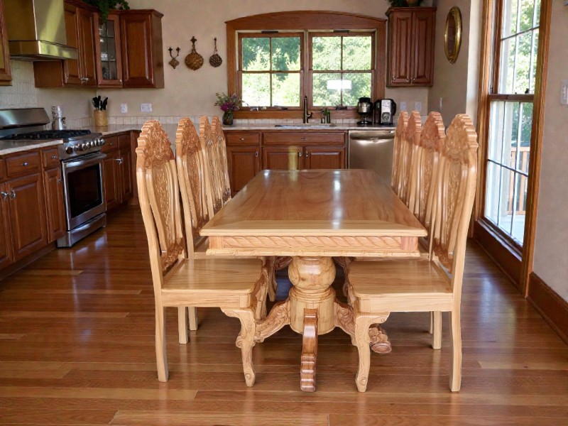 Bộ Bàn Ăn Gỗ Cao Cấp - Lựa Chọn Hoàn Hảo Cho Không Gian Bếp Việt 3 Bộ bàn ăn gỗ