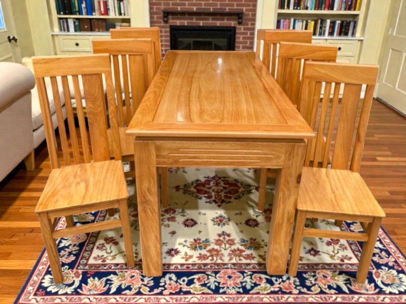 Bộ Bàn Ăn Gỗ Cao Cấp - Lựa Chọn Hoàn Hảo Cho Không Gian Bếp Việt 2 Bộ bàn ăn gỗ