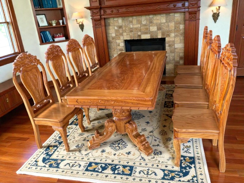 Bộ Bàn Ăn Gỗ Cao Cấp - Lựa Chọn Hoàn Hảo Cho Không Gian Bếp Việt 6 Bàn ăn gỗ cao cấp