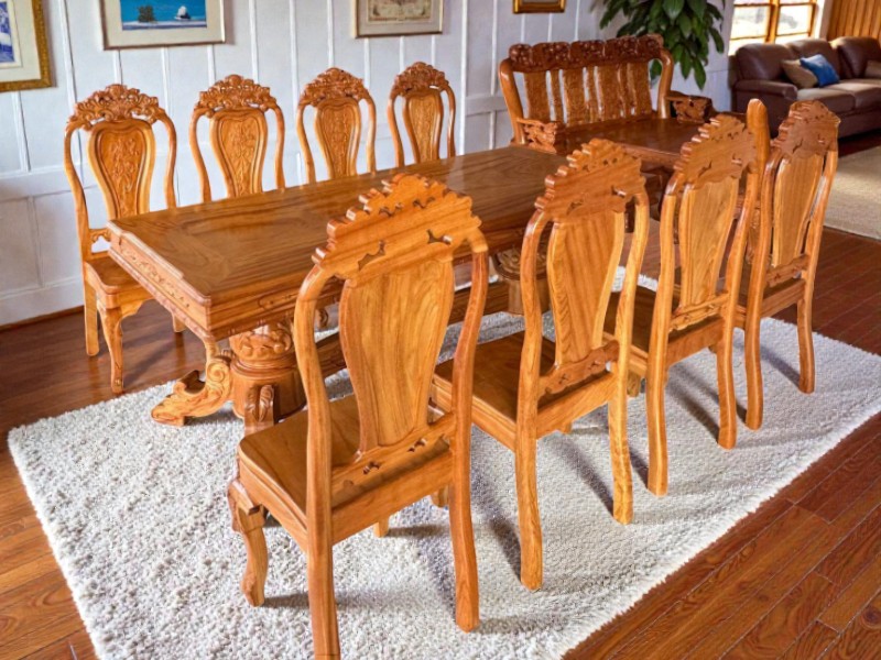 Bộ Bàn Ăn Gỗ Cao Cấp - Lựa Chọn Hoàn Hảo Cho Không Gian Bếp Việt 14 Bộ bàn ghế ăn