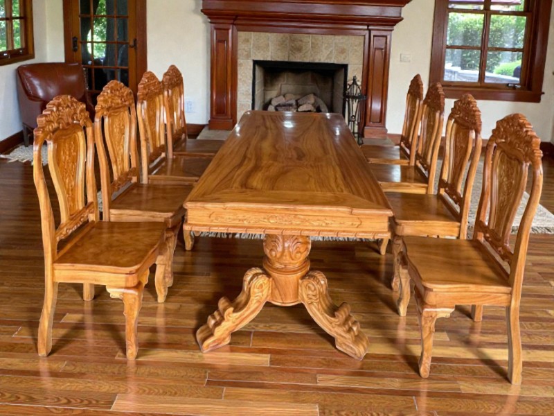 Bộ Bàn Ăn Gỗ Cao Cấp - Lựa Chọn Hoàn Hảo Cho Không Gian Bếp Việt 13 Bàn ghế ăn gỗ