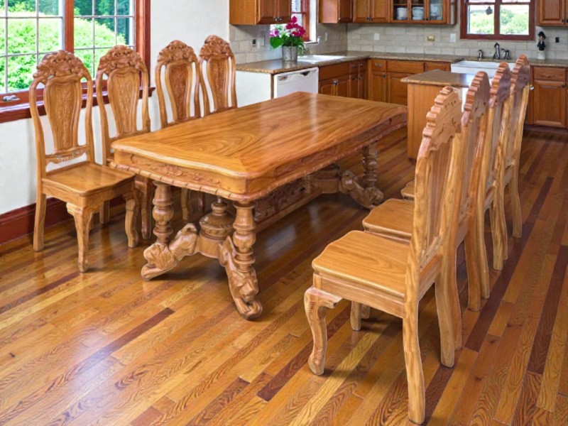 Bộ Bàn Ăn Gỗ Cao Cấp - Lựa Chọn Hoàn Hảo Cho Không Gian Bếp Việt 11 Bàn ghế ăn gỗ