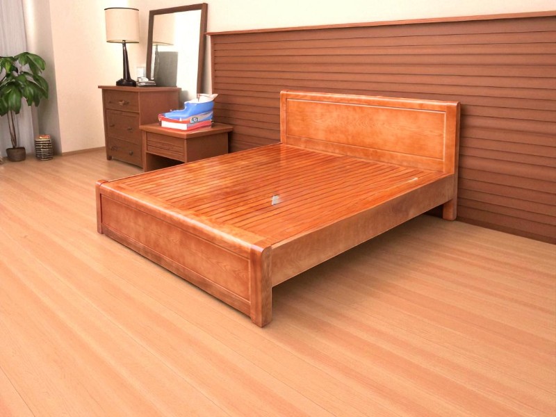 Giường ngủ gỗ tự nhiên cao cấp