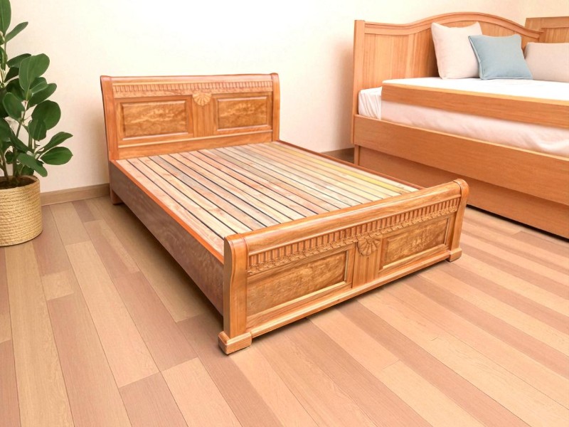 Giường ngủ gỗ tự nhiên cao cấp