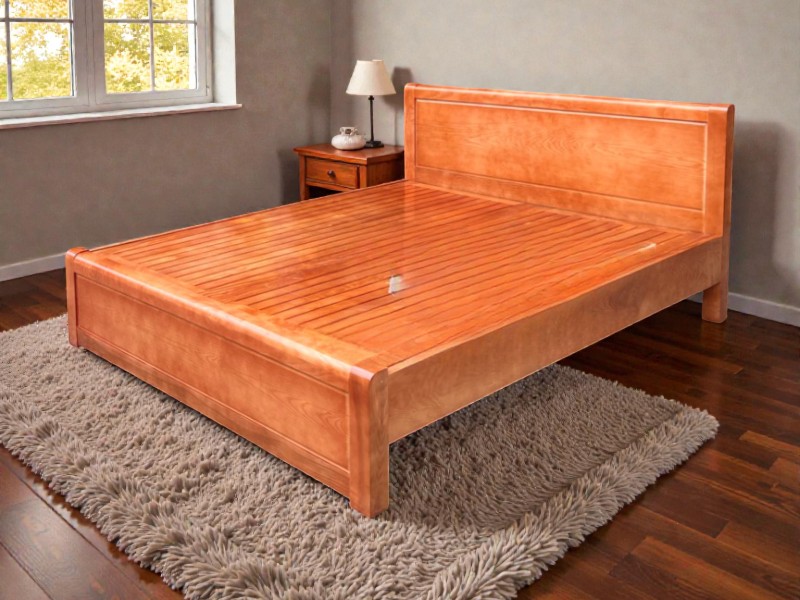 Mẫu giường gỗ hiện đại