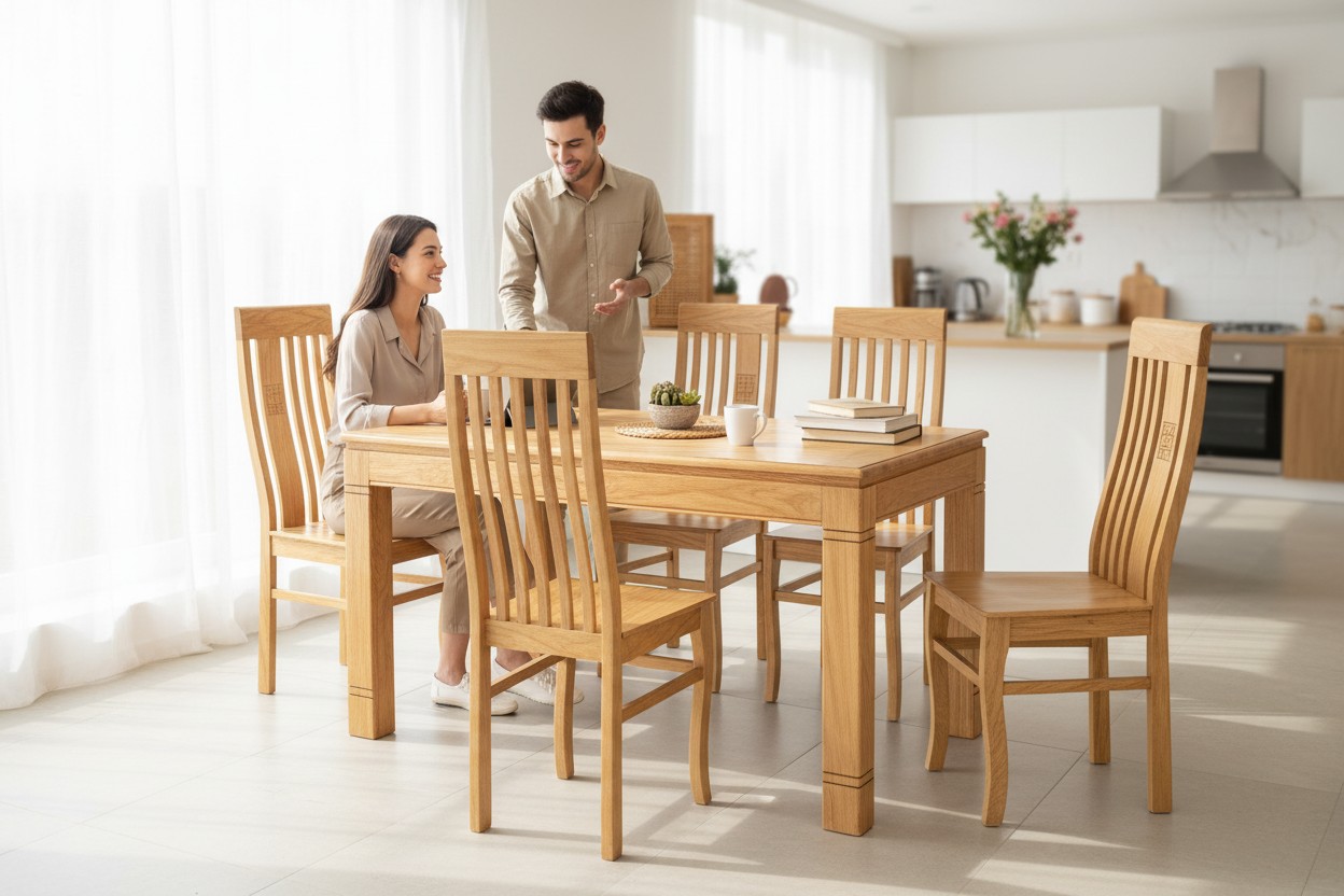 5 Bộ Bàn Ăn Gia Đình Sang Trọng Và Tiện Ích Nhất