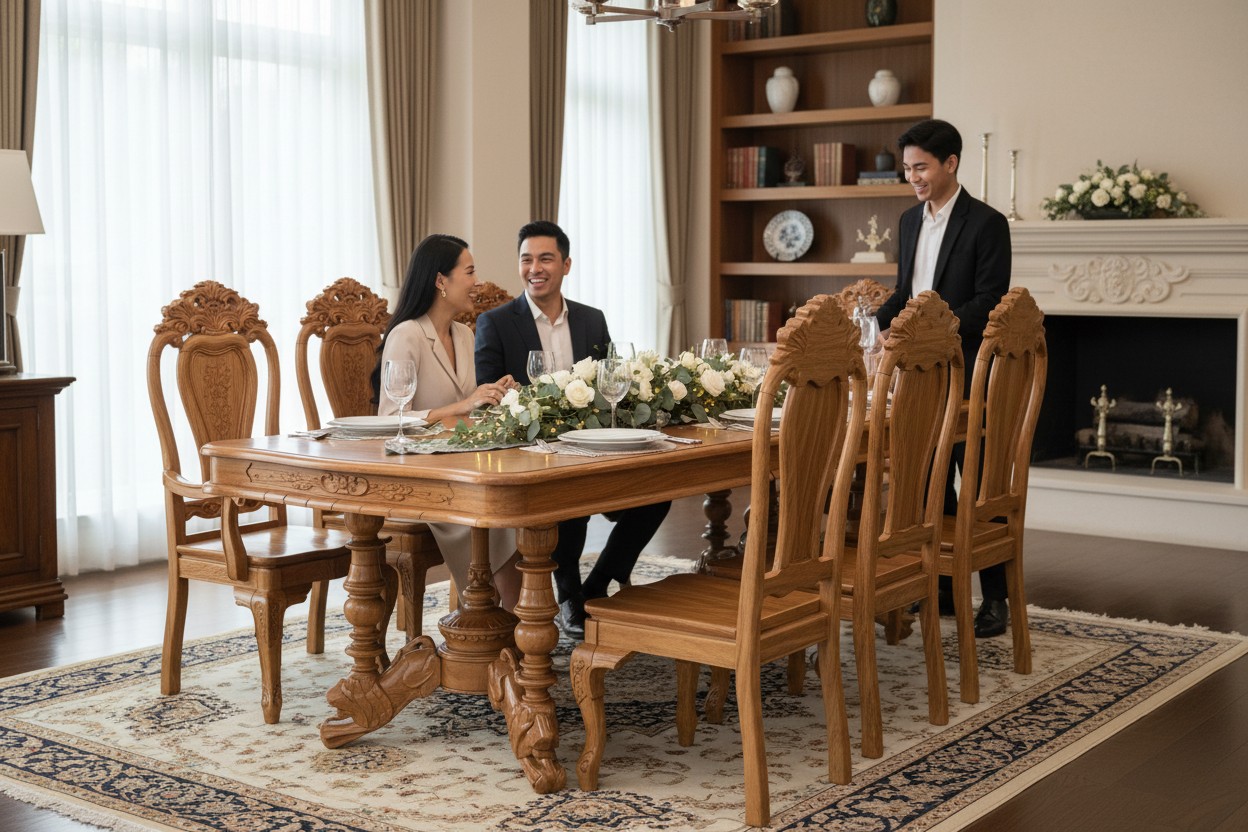 5 Bộ Bàn Ăn Gia Đình Sang Trọng Và Tiện Ích Nhất