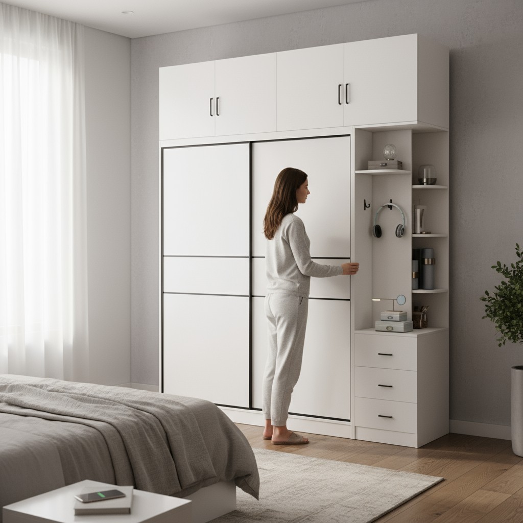 Giá tủ quần áo cửa kéo ngang khoảng bao nhiêu