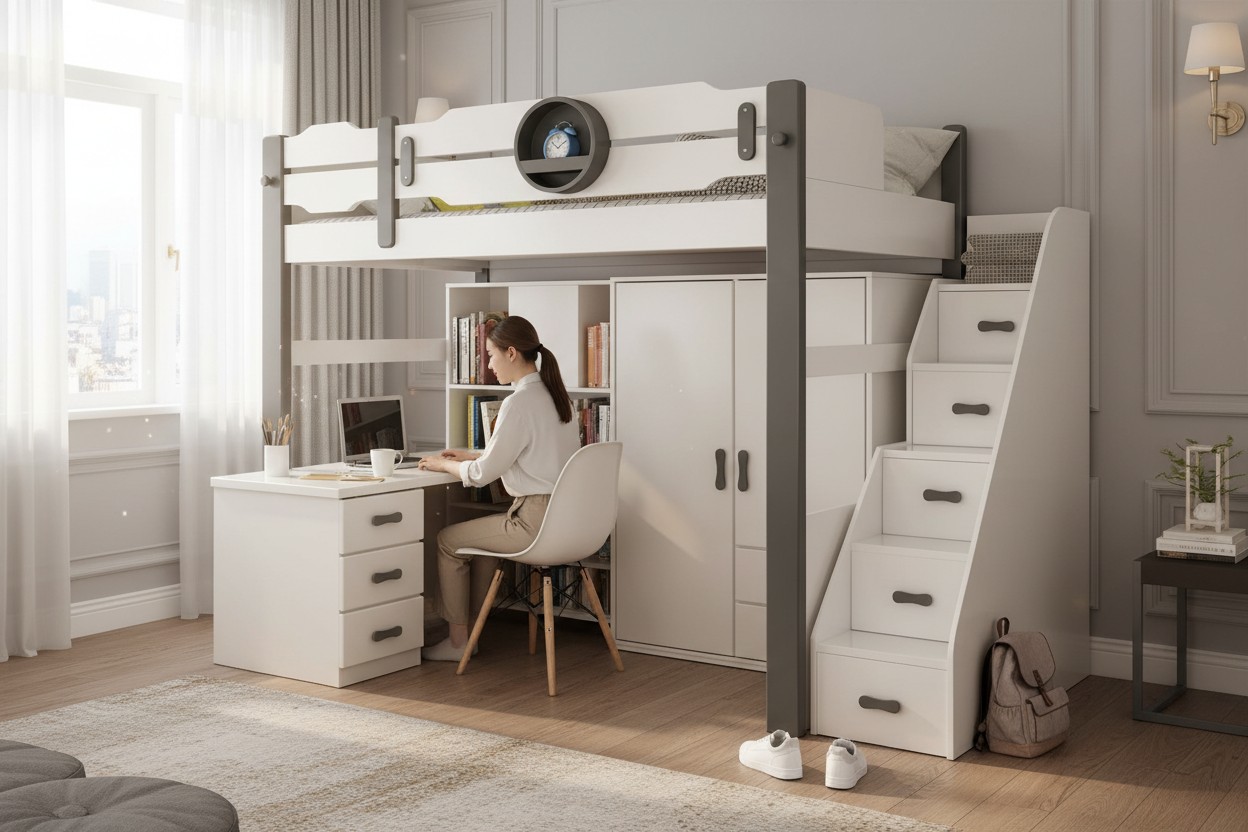 Giường ngủ tầng đẹp tiện dụng cho không gian hiện đại 13 Giường ngủ tầng đẹp