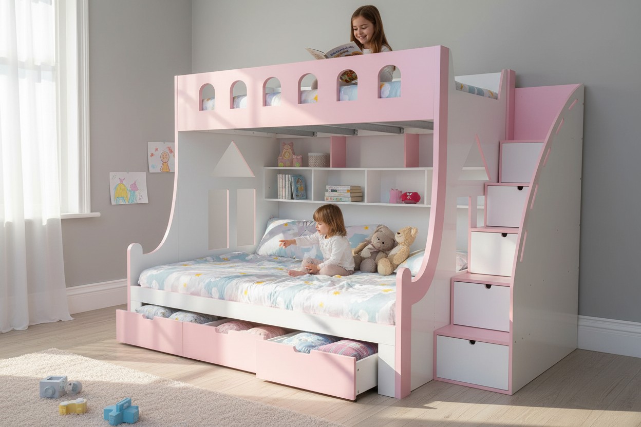 Giường ngủ tầng đẹp tiện dụng cho không gian hiện đại 27 Giường ngủ tầng đẹp