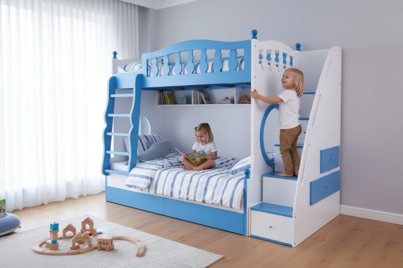 Giường ngủ tầng đẹp tiện dụng cho không gian hiện đại 1 Giường ngủ tầng đẹp