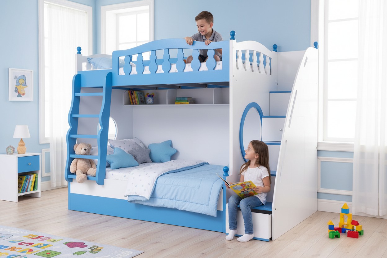 Giường ngủ tầng đẹp tiện dụng cho không gian hiện đại 17 Giường ngủ tầng đẹp