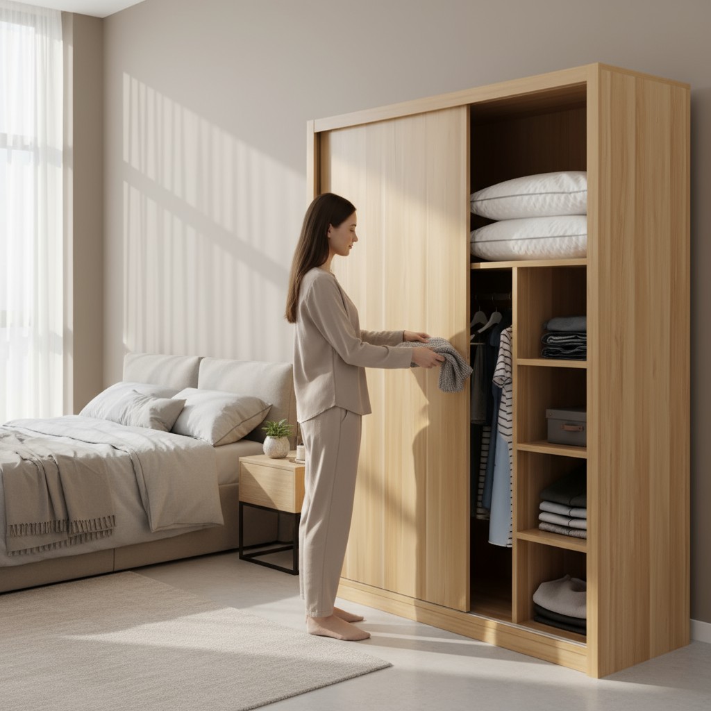 Những Lưu Ý Khi Mua Tủ Quần Áo Cửa Kéo Ngang