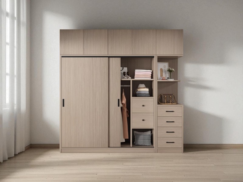 Tủ quần áo cửa kéo ngang