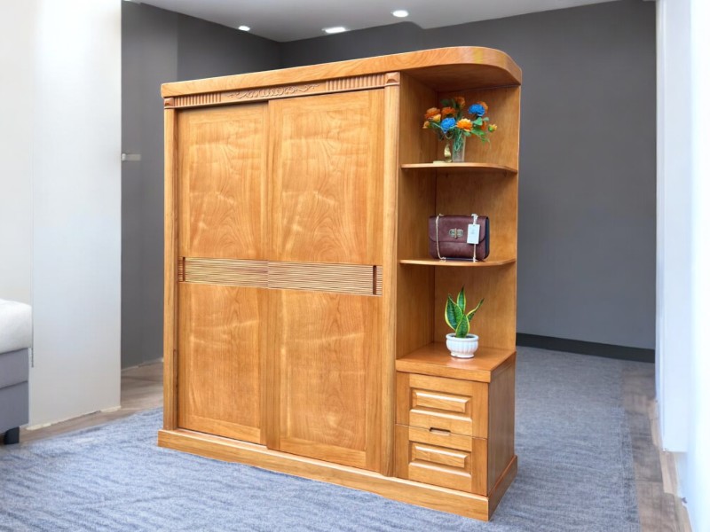 Tủ quần áo cửa lùa mẫu hiện đại đẹp bền cho nhà nhỏ 2025 29 Tủ quần áo đẹp