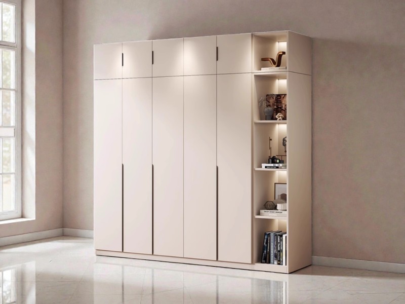 Tủ quần áo gia đình: Hướng dẫn toàn diện để chọn, bố trí và tối ưu hóa không gian 32 Nội thất tủ quần áo gia đình được bố trí khoa học với nhiều ngăn chia thông minh