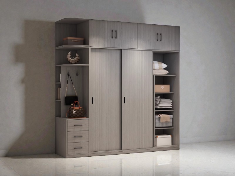 Tủ quần áo gia đình: Hướng dẫn toàn diện để chọn, bố trí và tối ưu hóa không gian 33 Nội thất tủ quần áo gia đình được bố trí khoa học với nhiều ngăn chia thông minh