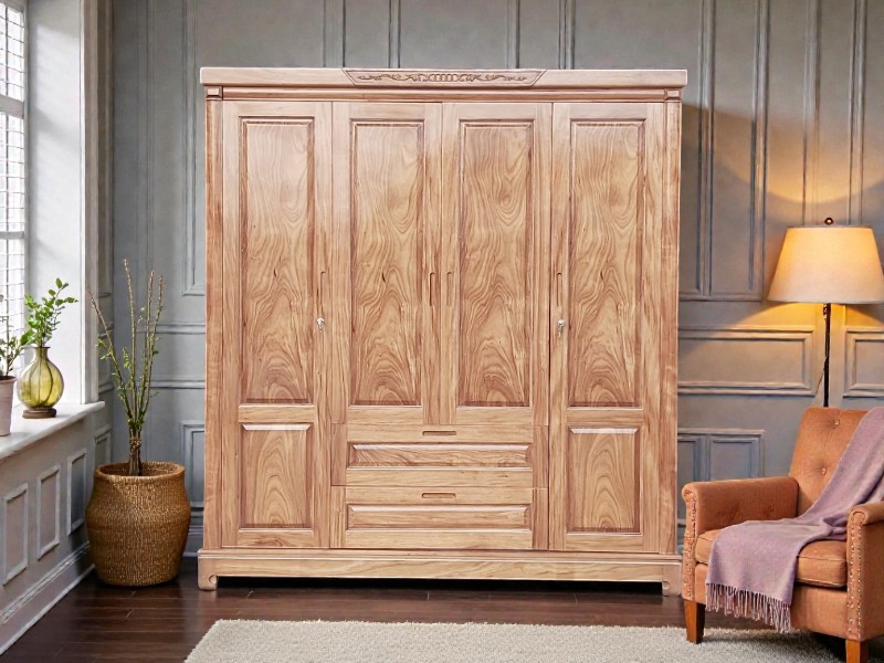 Tủ quần áo gỗ tự nhiên