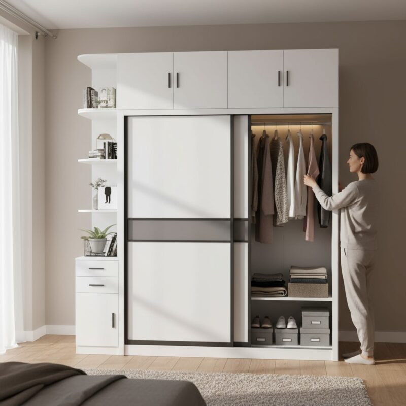 Ưu Điểm Vượt Trội Của Tủ Quần Áo Cửa Kéo Ngang