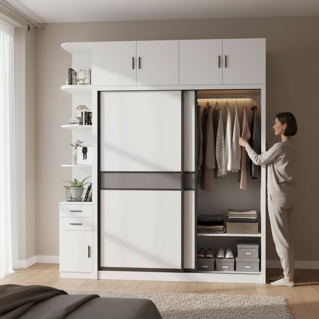 Ưu Điểm Vượt Trội Của Tủ Quần Áo Cửa Kéo Ngang