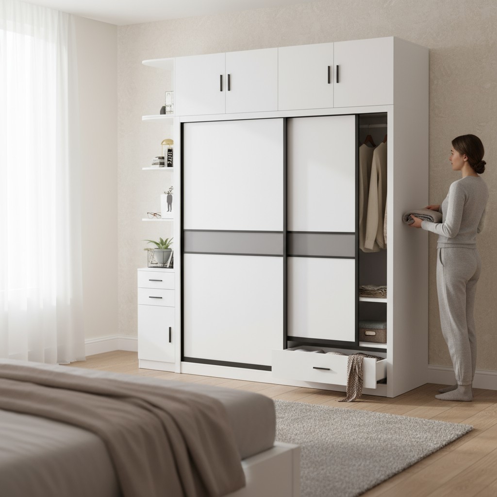 Xu Hướng Thiết Kế Tủ Quần Áo Cửa Kéo Ngang 2025