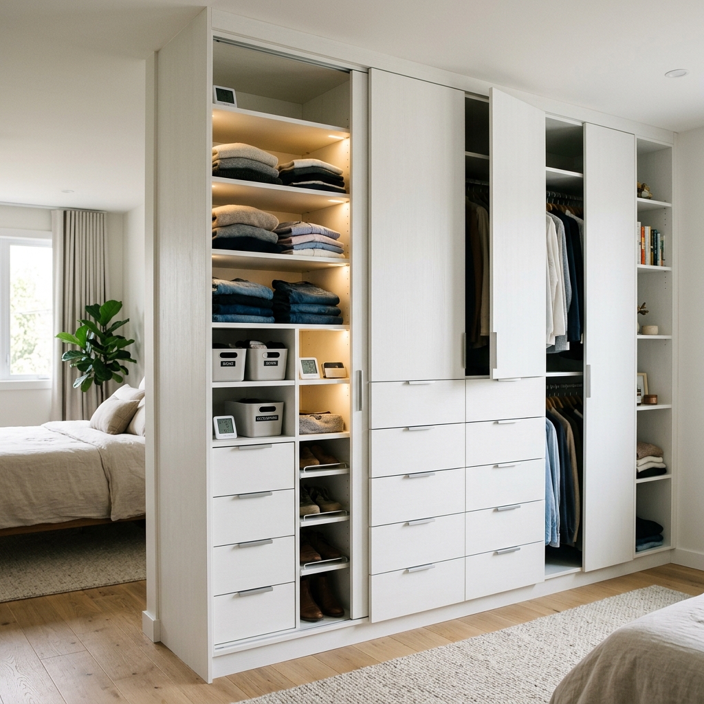 So sánh tủ quần áo melamine và tủ quần áo gỗ tự nhiên