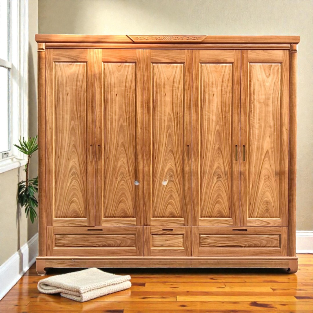 Mẫu tủ quần áo melamine cửa lùa tiết kiệm không gian phòng ngủ