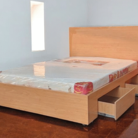 Giường ngủ cao cấp có ngăn kéo MS 9987