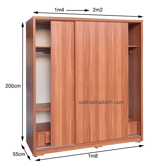 Tủ quần áo cánh lùa hiện đại đẹp Tủ quần áo cánh lùa hiện đại đẹp