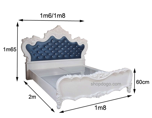 Giường ngủ cổ điển giá rẻ mẫu đẹp số 1, uy tín chất lượng.