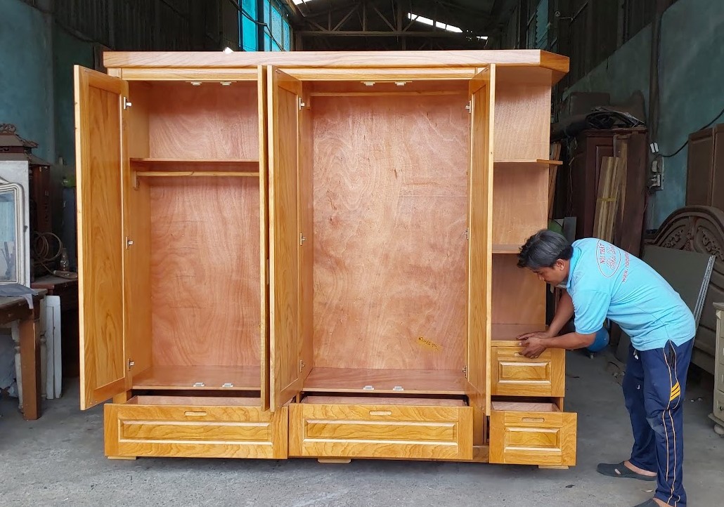 Đóng tủ quần áo giá rẻ tphcm