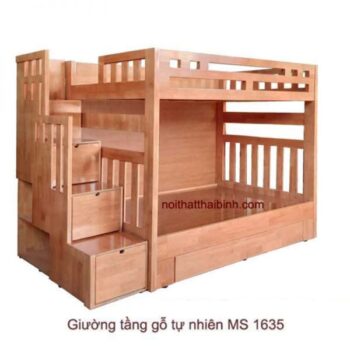 Giường tầng gỗ tự nhiên