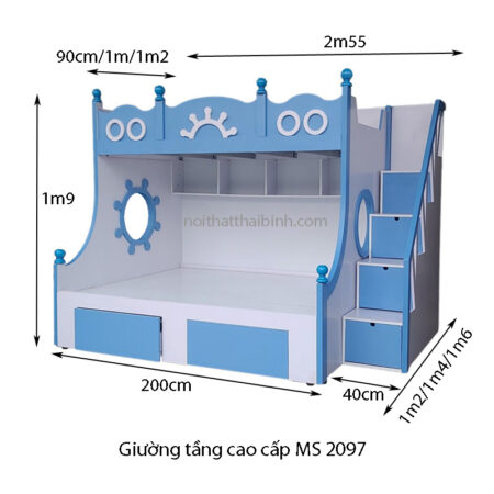 Giường tầng cao cấp MS 2097