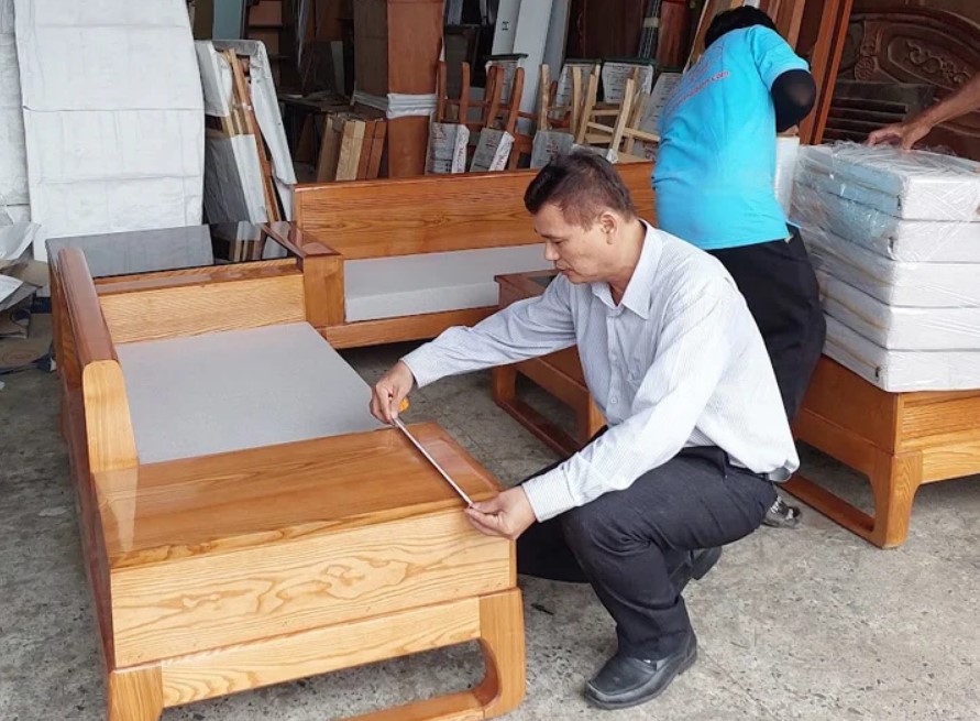 Bộ sa lông gỗ phòng khách MS 2922