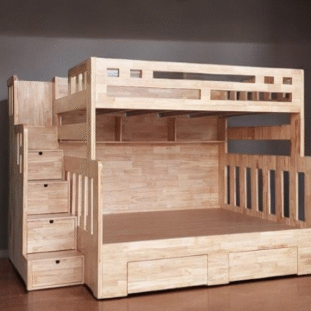 Giường gỗ 2 tầng MS 2893 7 Giường gỗ 2 tầng