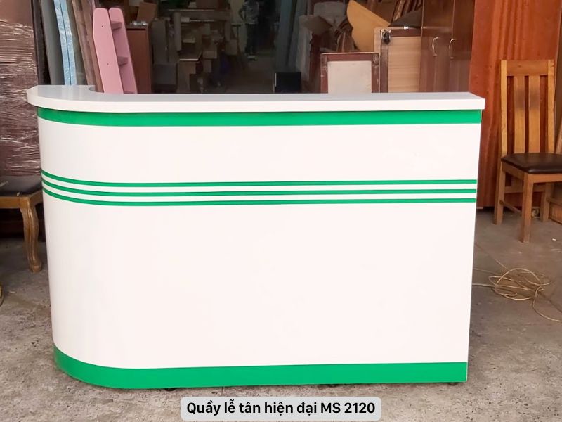 Quầy lễ tân hiện đại