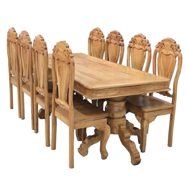 Cửa hàng bán bộ bàn ăn gỗ gõ đỏ 8 ghế