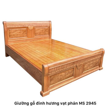 Giường gỗ đinh hương vạt phản