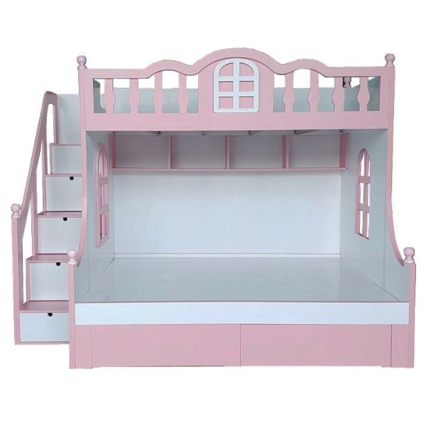 Địa chỉ bán giường tầng cho bé màu hồng