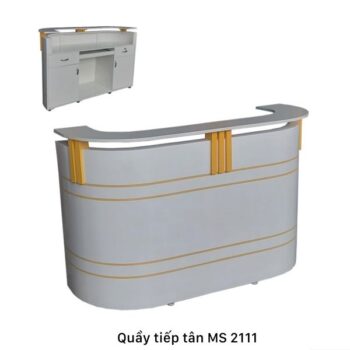 Quầy lễ tân đẹp hiện đại MS 2111 (1)