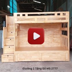 Giường tầng gỗ người lớn