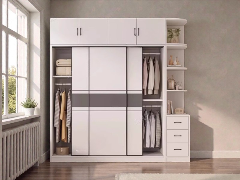 Tủ áo gỗ công nghiệp MDF giá rẻ đẹp bền năm 2025