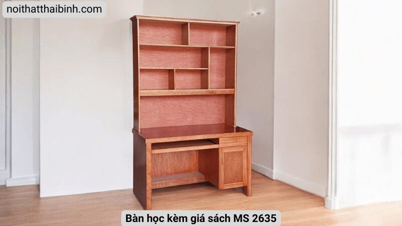Bàn học kèm giá sách Bàn học kèm giá sách