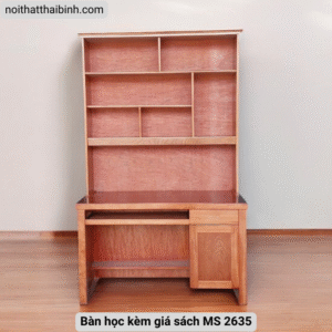 Bàn học kèm giá sách MS 2635