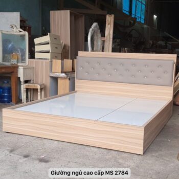 Mẫu giường ngủ đẹp đơn giản MS 2784 8 Mẫu giường ngủ đẹp