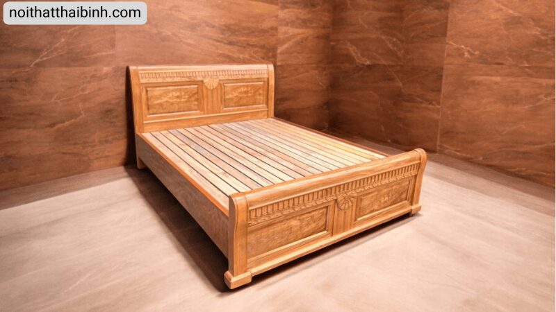 Mẫu giường ngủ gỗ đẹp